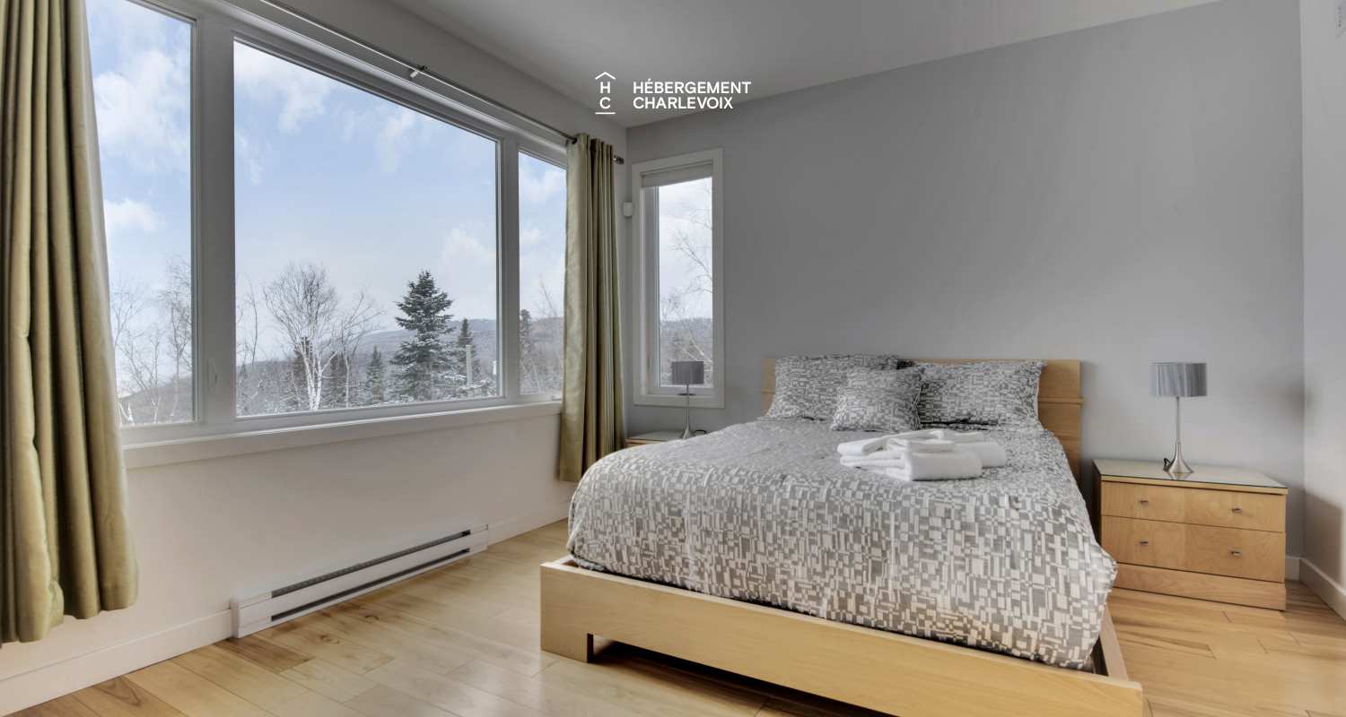 JAM-62 - Comfortable chalet with a breathtaking view of the river and the slopes