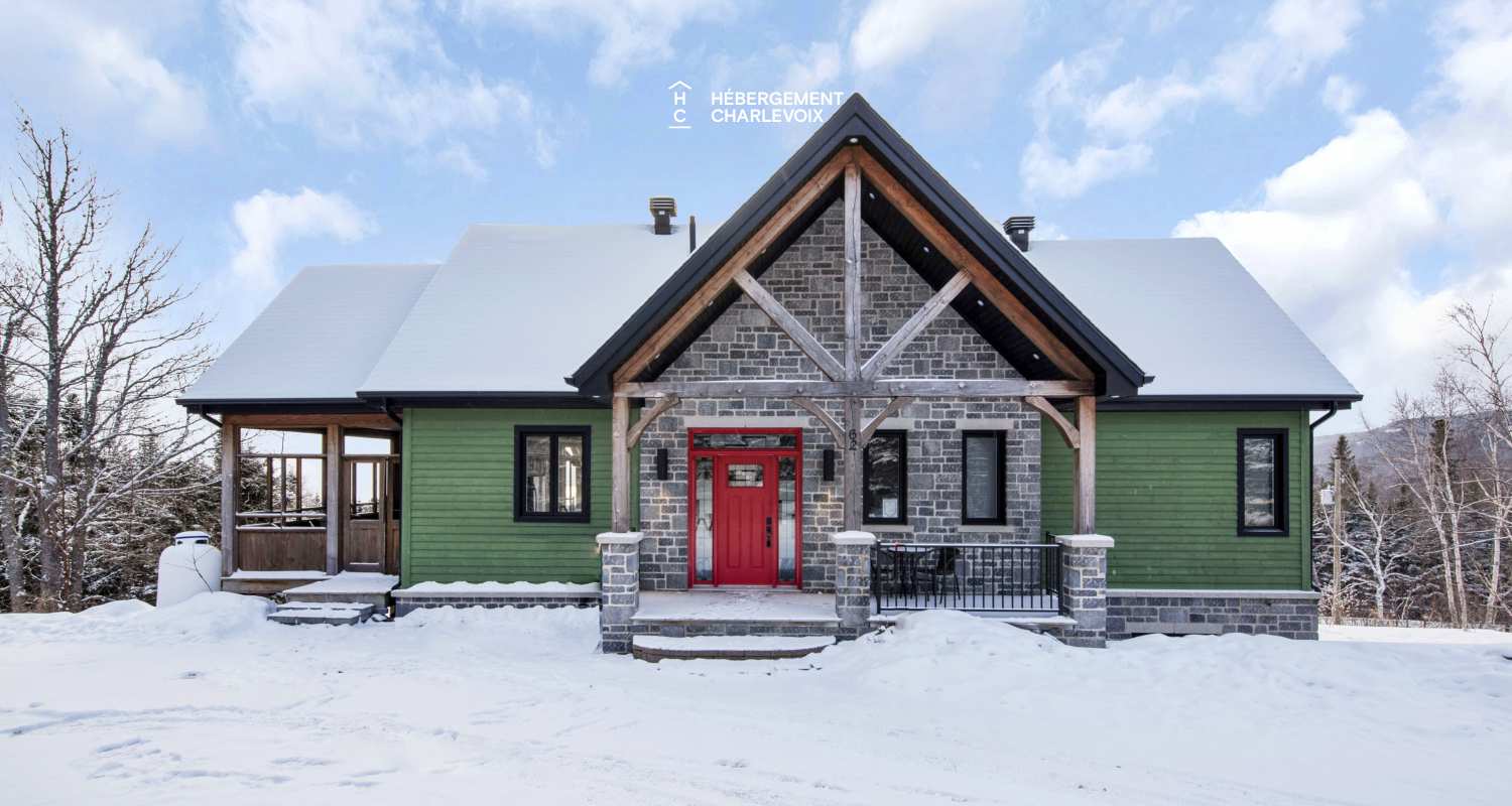 JAM-62 - Comfortable chalet with a breathtaking view of the river and the slopes