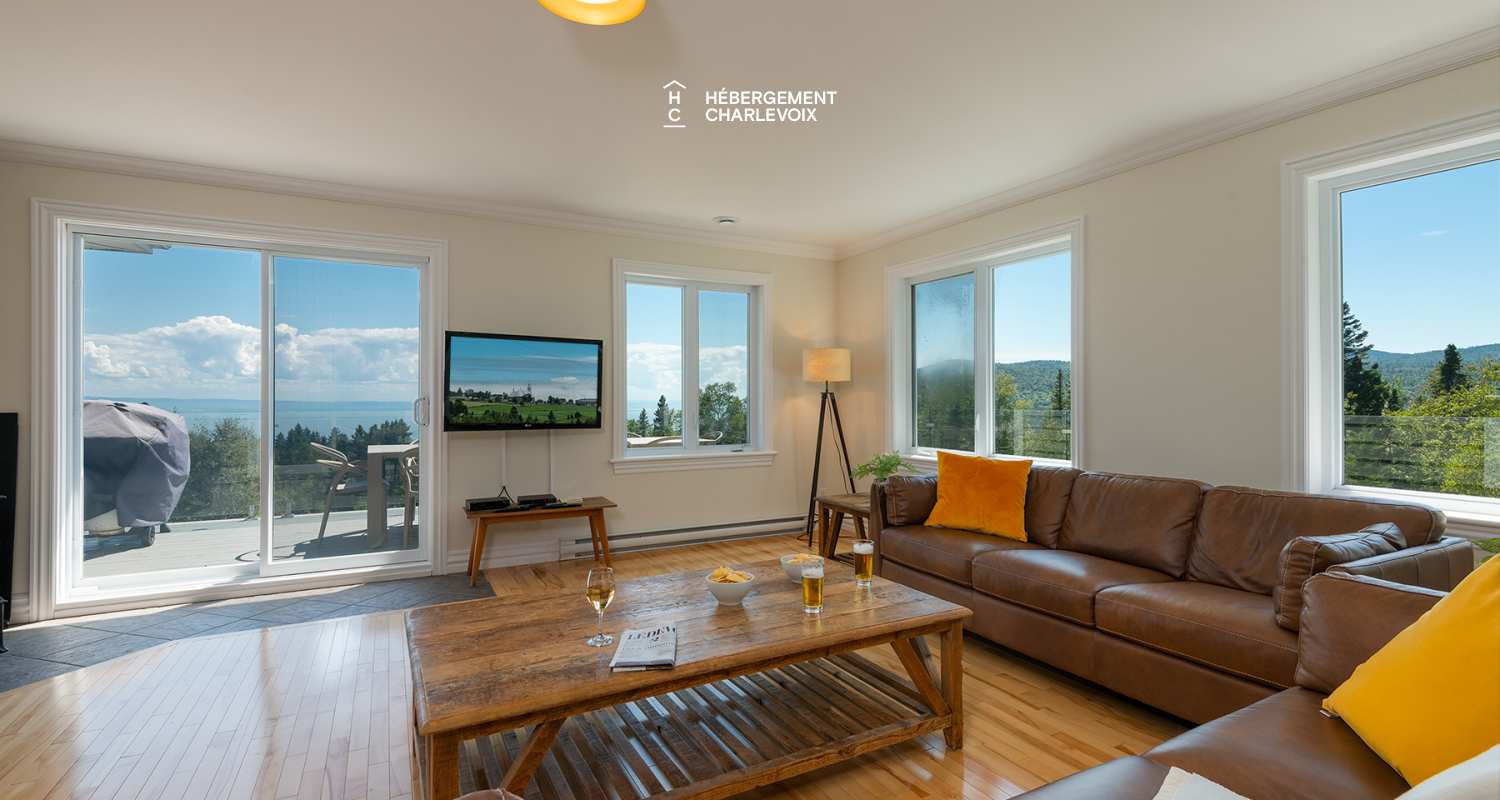 MAR-271 - Villa accueillante avec vue imprenable: Parfaite pour se réunir et explorer Charlevoix!