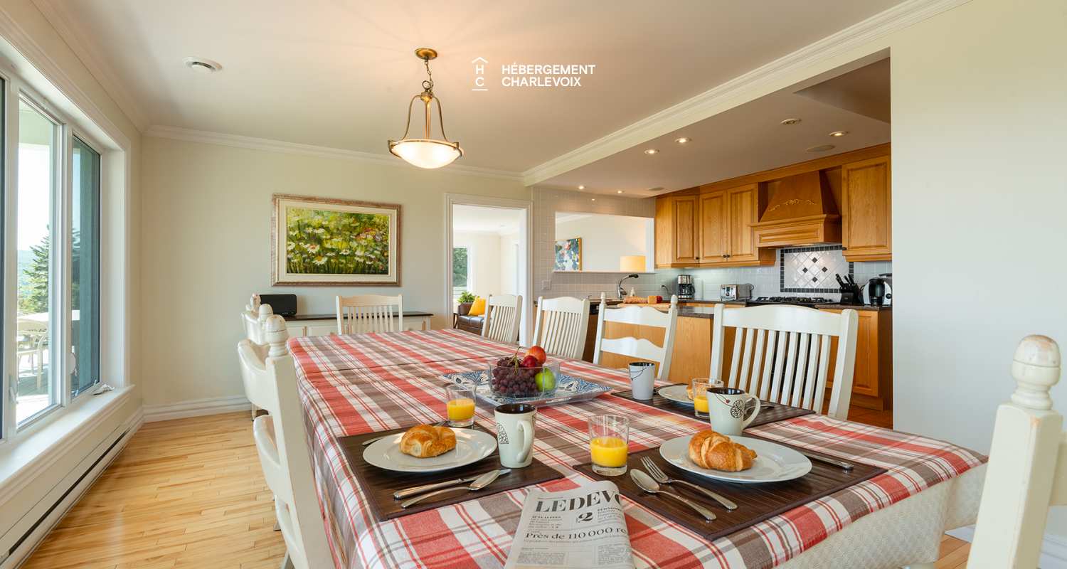 MAR-271 - Villa accueillante avec vue imprenable: Parfaite pour se réunir et explorer Charlevoix!