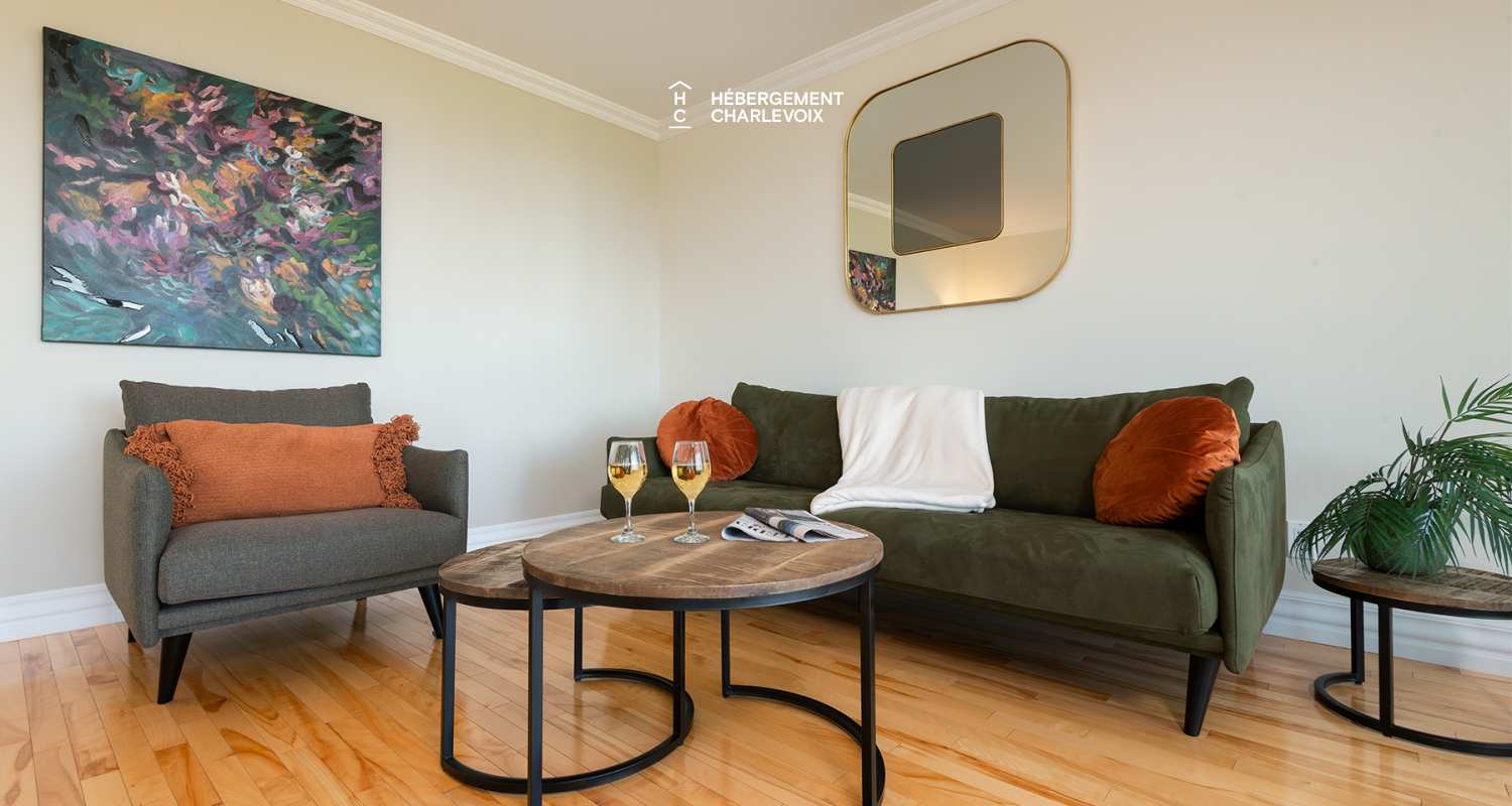 MAR-271 - Villa accueillante avec vue imprenable: Parfaite pour se réunir et explorer Charlevoix!