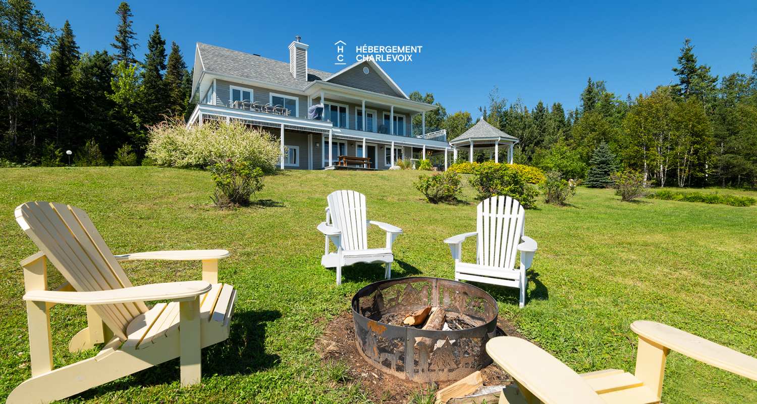 MAR-271 - Villa accueillante avec vue imprenable: Parfaite pour se réunir et explorer Charlevoix!