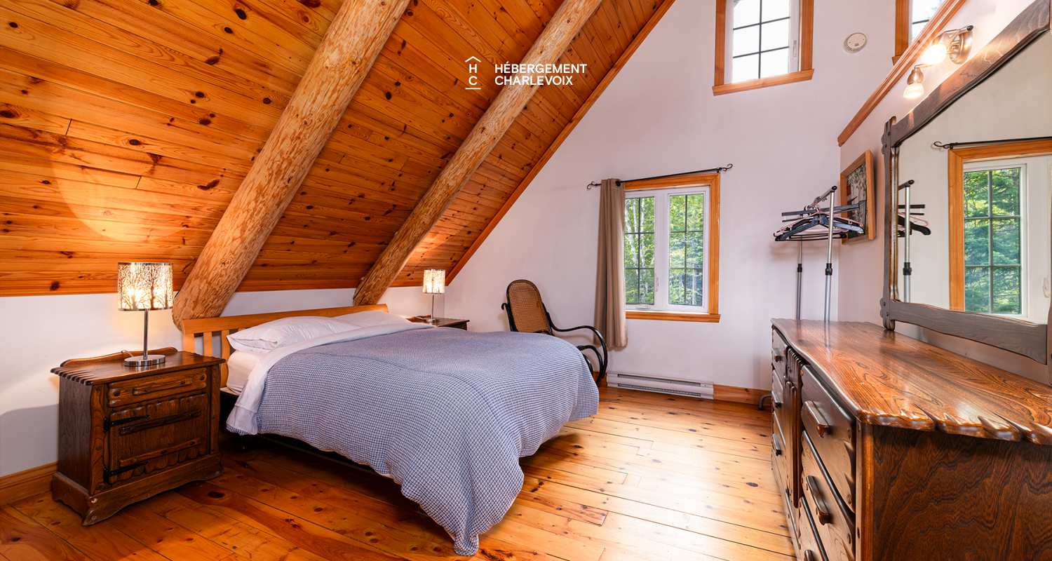 PIO-9 - Chalet de style scandinave avec un lac