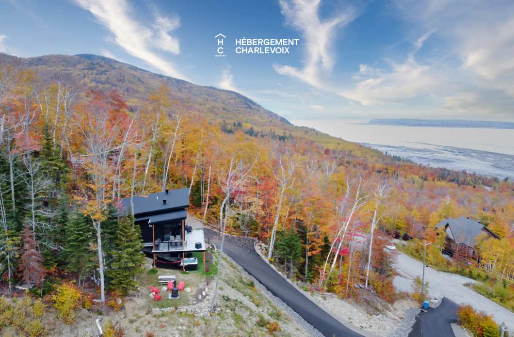 ROC-40 - Chalet neuf avec look contemporain avec vue sur le fleuve !
