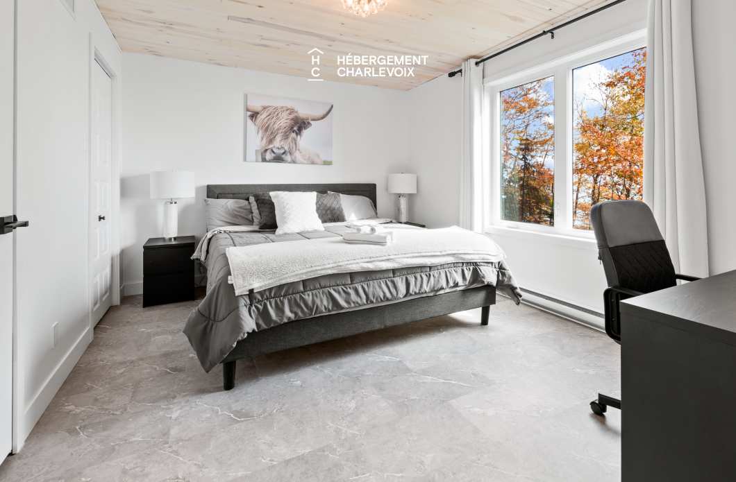 ROC-40 - Chalet neuf avec look contemporain avec vue sur le fleuve !