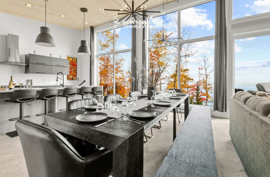 ROC-40 - Chalet neuf avec look contemporain avec vue sur le fleuve !