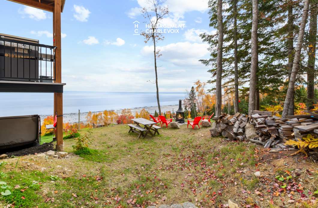 ROC-40 - Chalet neuf avec look contemporain avec vue sur le fleuve !