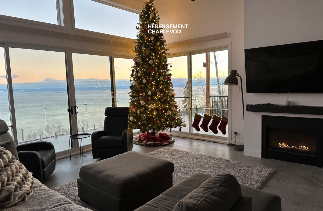 ROC-40 - Chalet neuf avec look contemporain avec vue sur le fleuve !