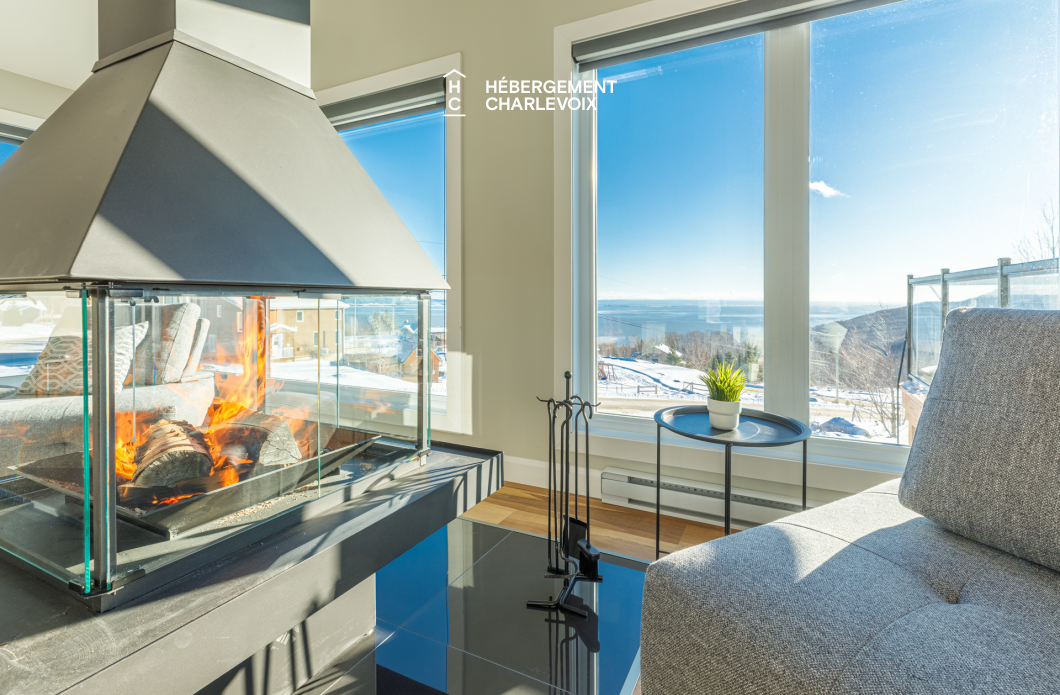 OPUS 105H - Séjour inoubliable dans Charlevoix avec vue sur le fleuve 