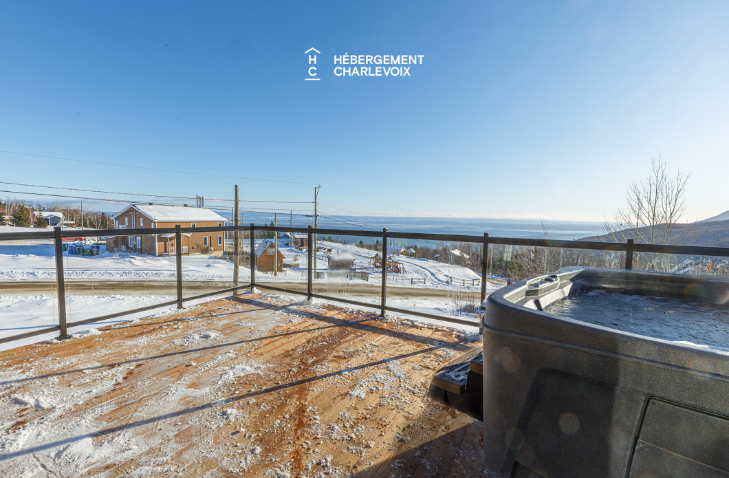 OPUS 105H - Séjour inoubliable dans Charlevoix avec vue sur le fleuve 