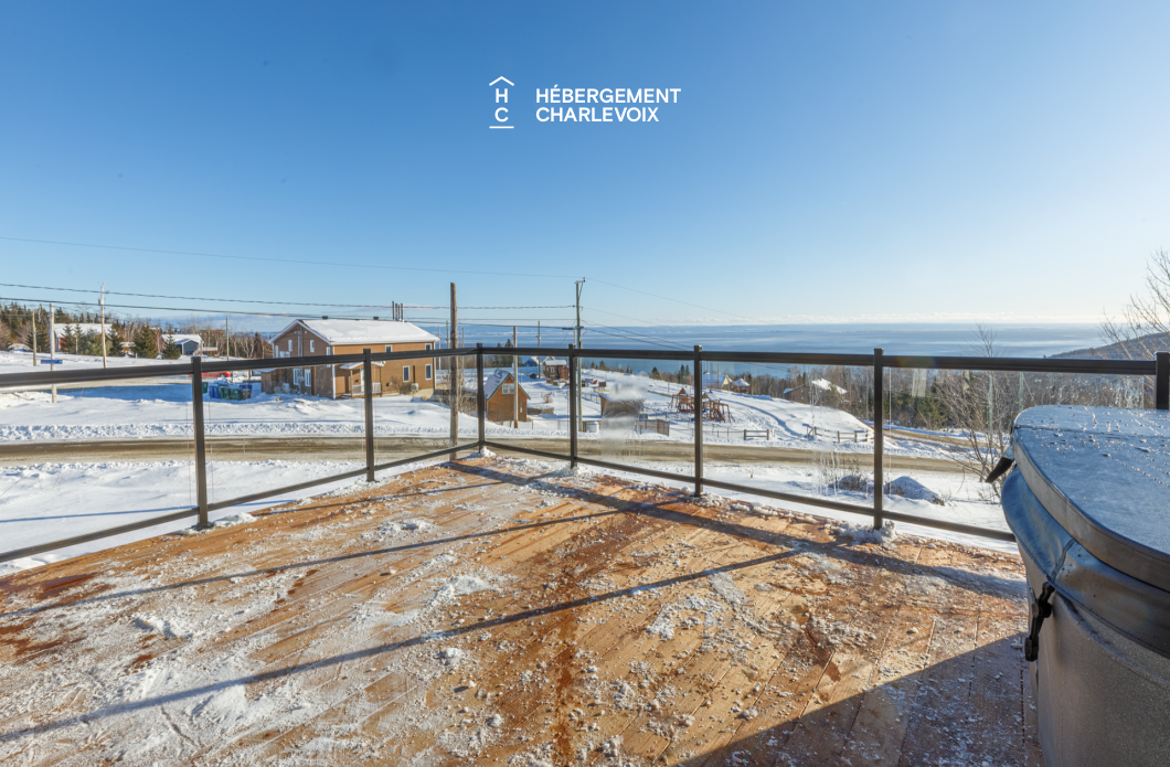 OPUS 105H - Séjour inoubliable dans Charlevoix avec vue sur le fleuve 