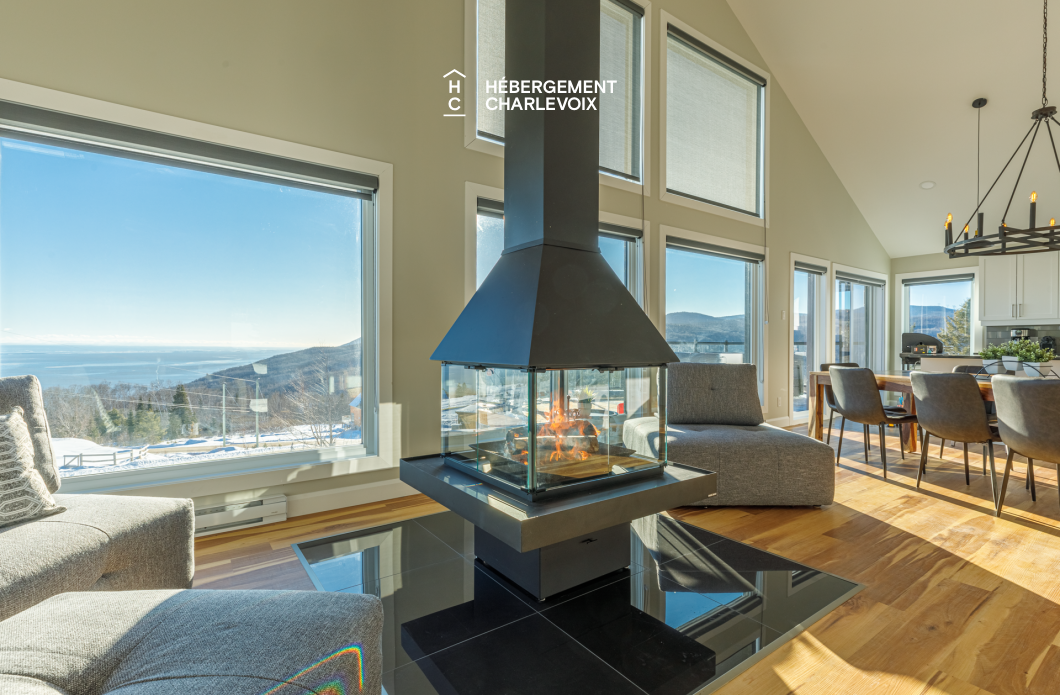 OPUS 105H - Séjour inoubliable dans Charlevoix avec vue sur le fleuve 