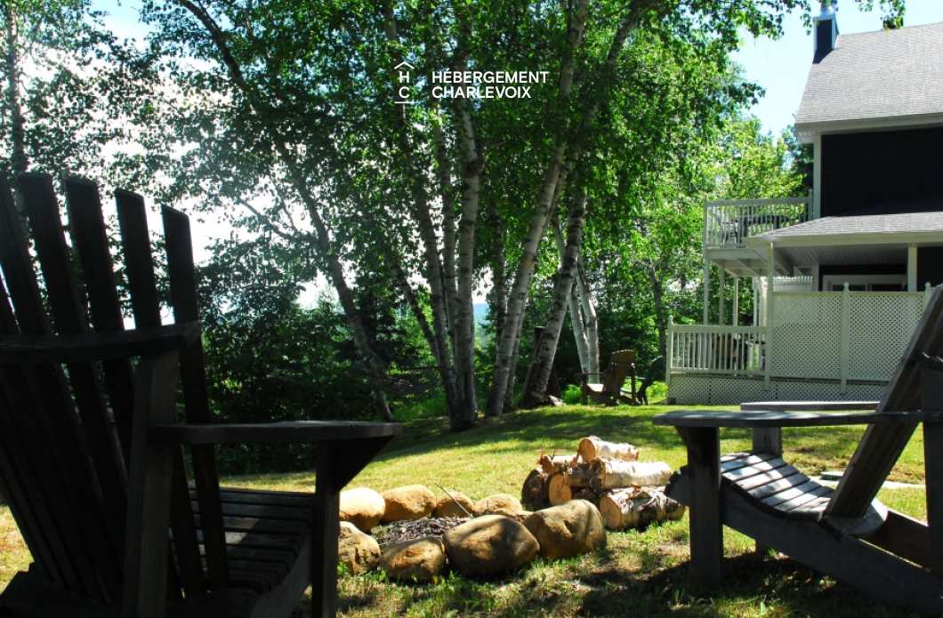 SEN-135-1 - Chalet jumelé avec vue lointaine sur le fleuve