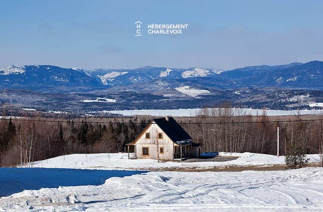 BEL-3 - Charmant chalet d'autrefois au coeur de l'arrière-pays de Charlevoix
