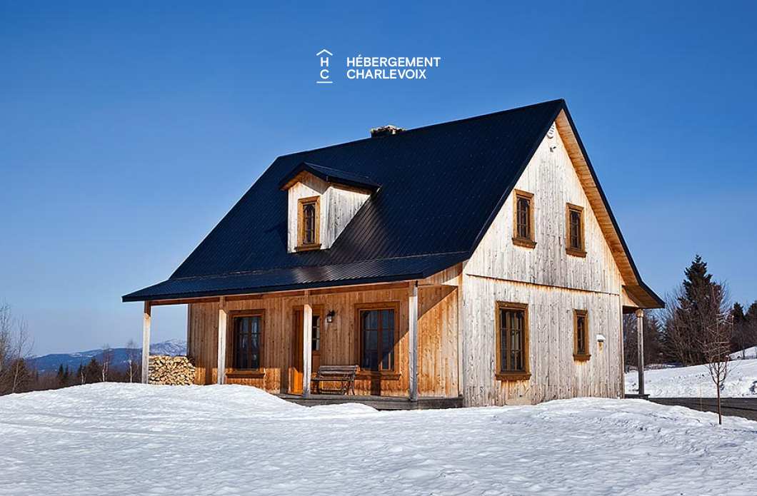 BEL-3 - Charmant chalet d'autrefois au coeur de l'arrière-pays de Charlevoix
