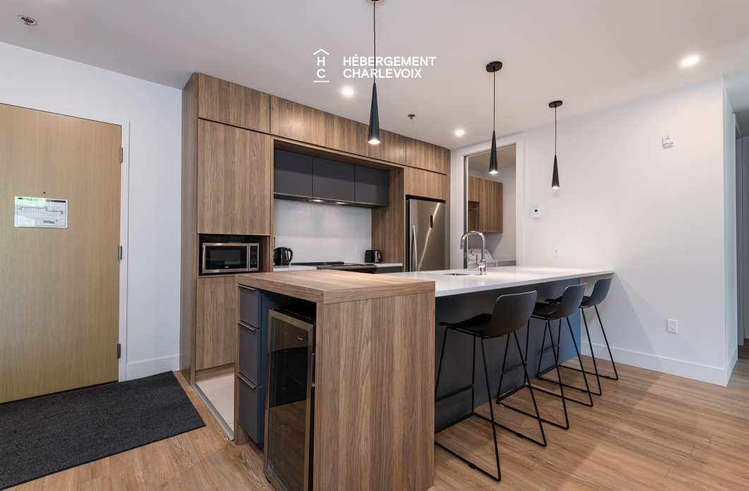 Cache 2 chambres-2 lits Queen, 1 divan-lit - 1 à 6 personnes - Idéal pour l'hiver tout comme l'été