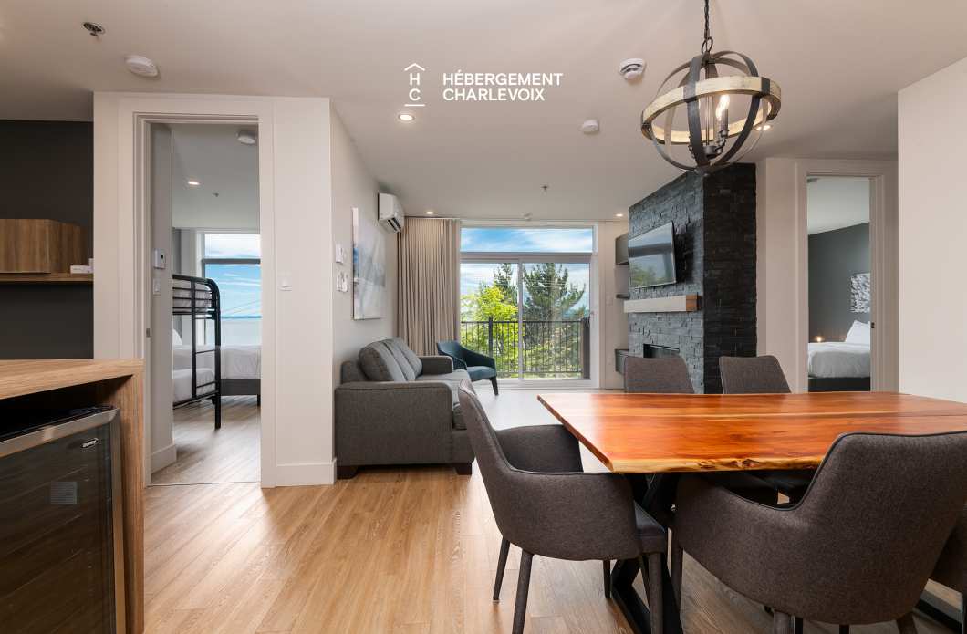 Cache 2 chambres-2 lits Queen, 1 divan-lit - 1 à 6 personnes - Idéal pour l'hiver tout comme l'été
