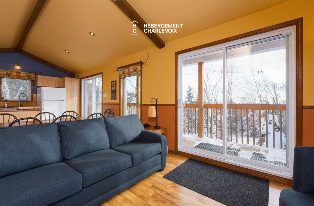 ALP-6 - Une terrasse parfaite été comme hiver.