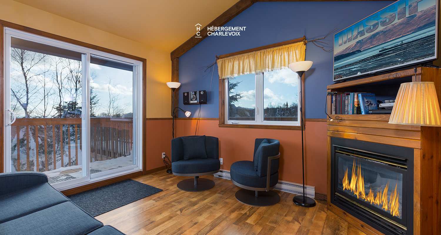 ALP-6 - Une terrasse parfaite été comme hiver.