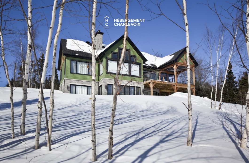 JAM-62 - Chalet confortable avec une vue imprenable sur le fleuve et les pentes