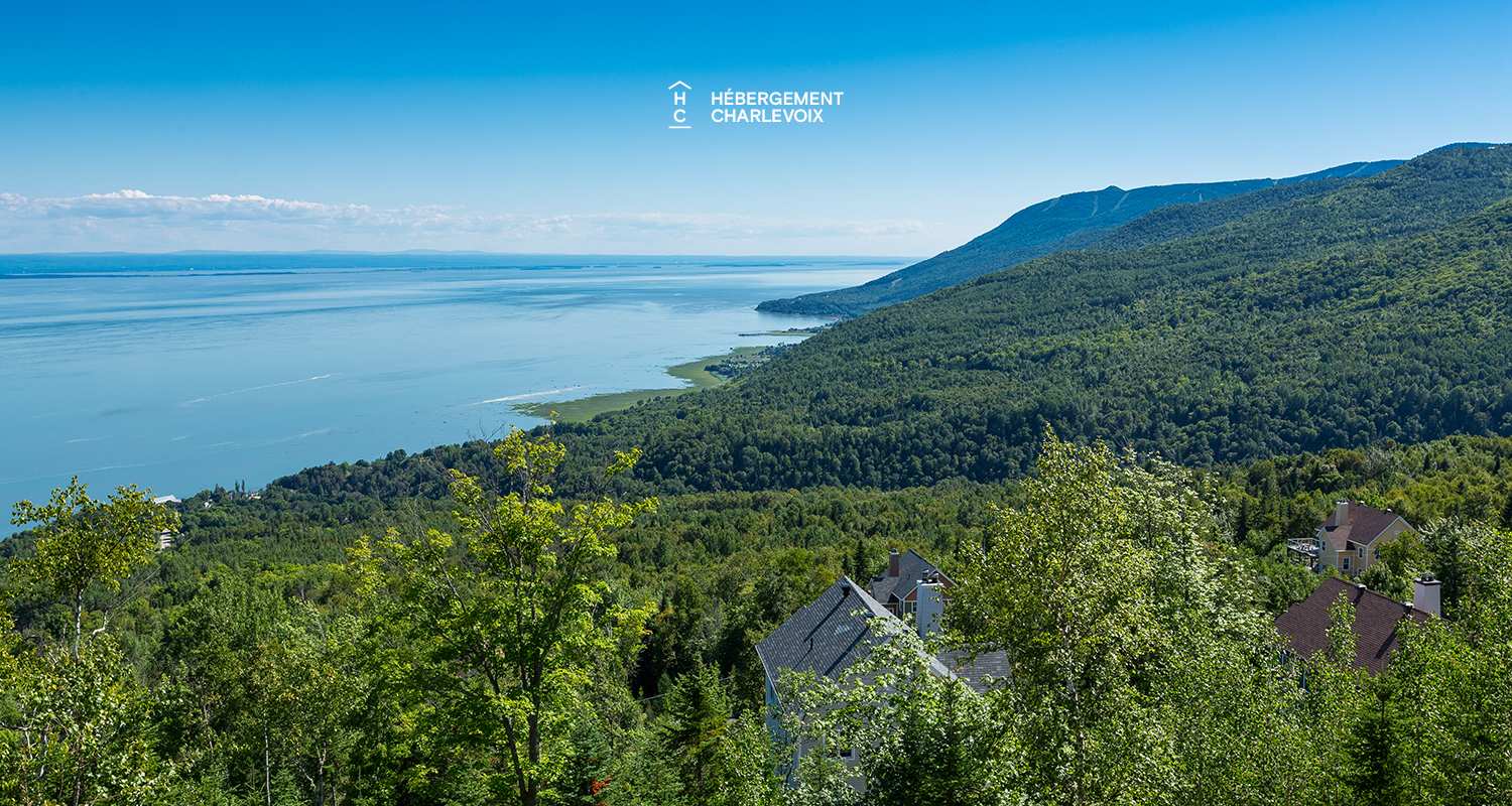 BRI-43 - Une vue panoramique sur fleuve et montagnes