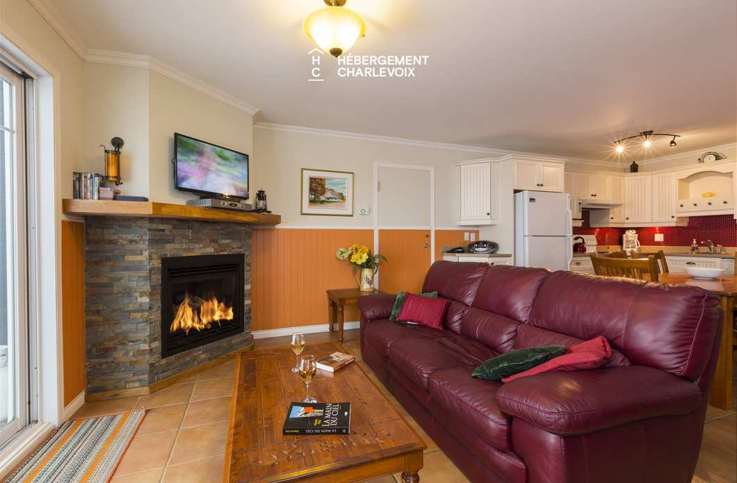 SEN-135-1 - Chalet jumelé avec vue lointaine sur le fleuve
