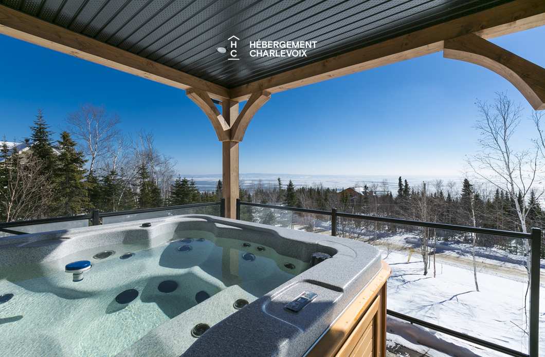 JAM-62 - Chalet confortable avec une vue imprenable sur le fleuve et les pentes