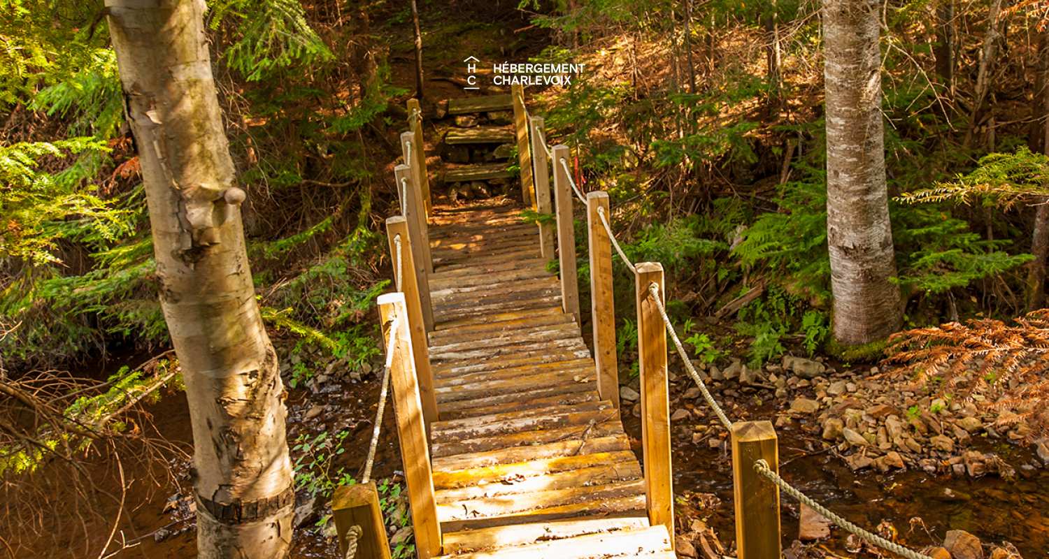 NAF-256 - Cottage on the edge of a lake with trail, waterfall and pond
